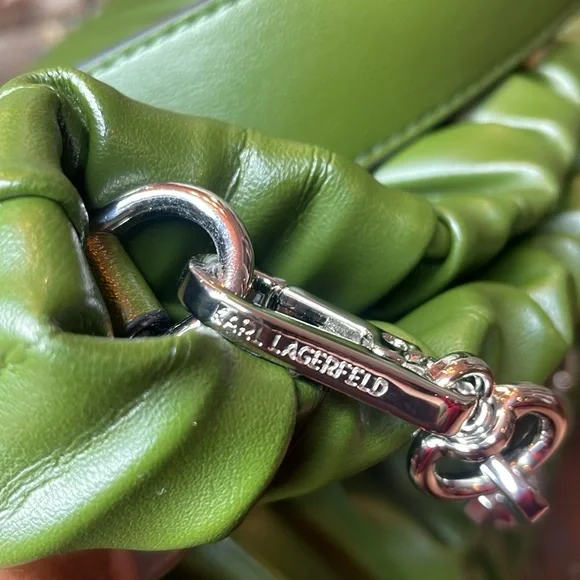 Karl Lagerfeld x Amber Valletta Cactus Vegan Leather Shoulder Bag 🌵 - Picture 6 of 16